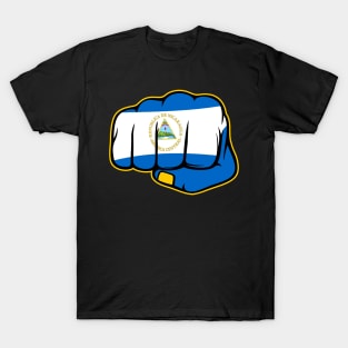 Nicaragua Flag, Nicaraguan Fist, Nicaragua T-Shirt